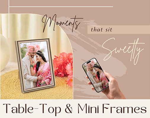 table top mini frames